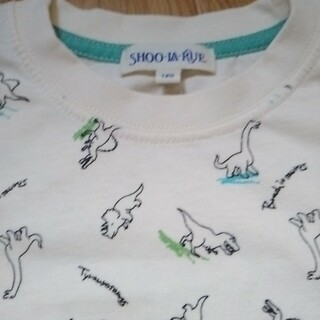 シューラルー(SHOO・LA・RUE)のシューラルー恐竜Tシャツ120(Tシャツ/カットソー)