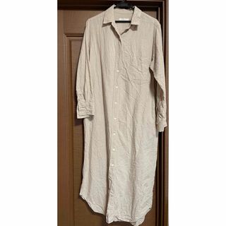 専用 plage リネンロングシャツワンピース