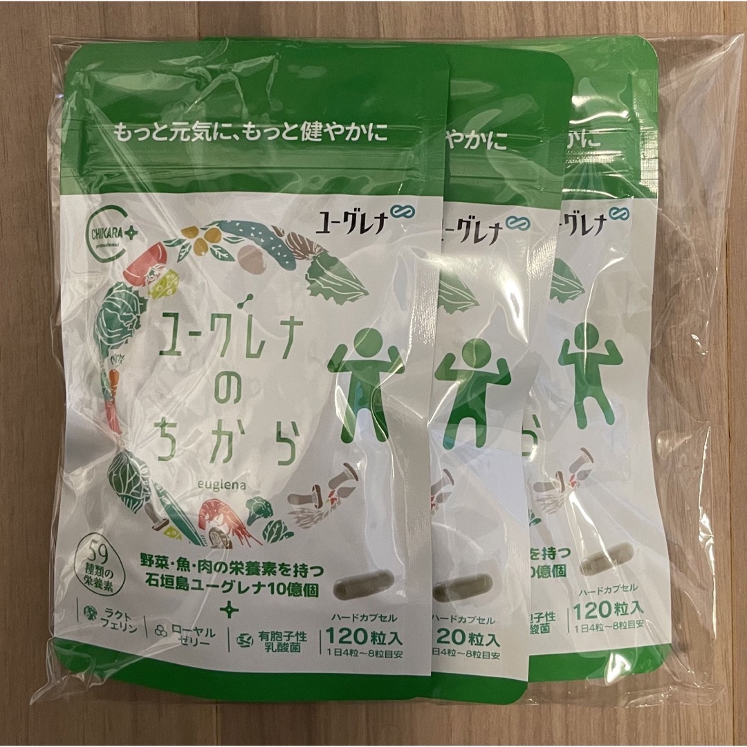 ユーグレナのちから 120粒×3袋の通販 by ゆう's shop|ラクマ