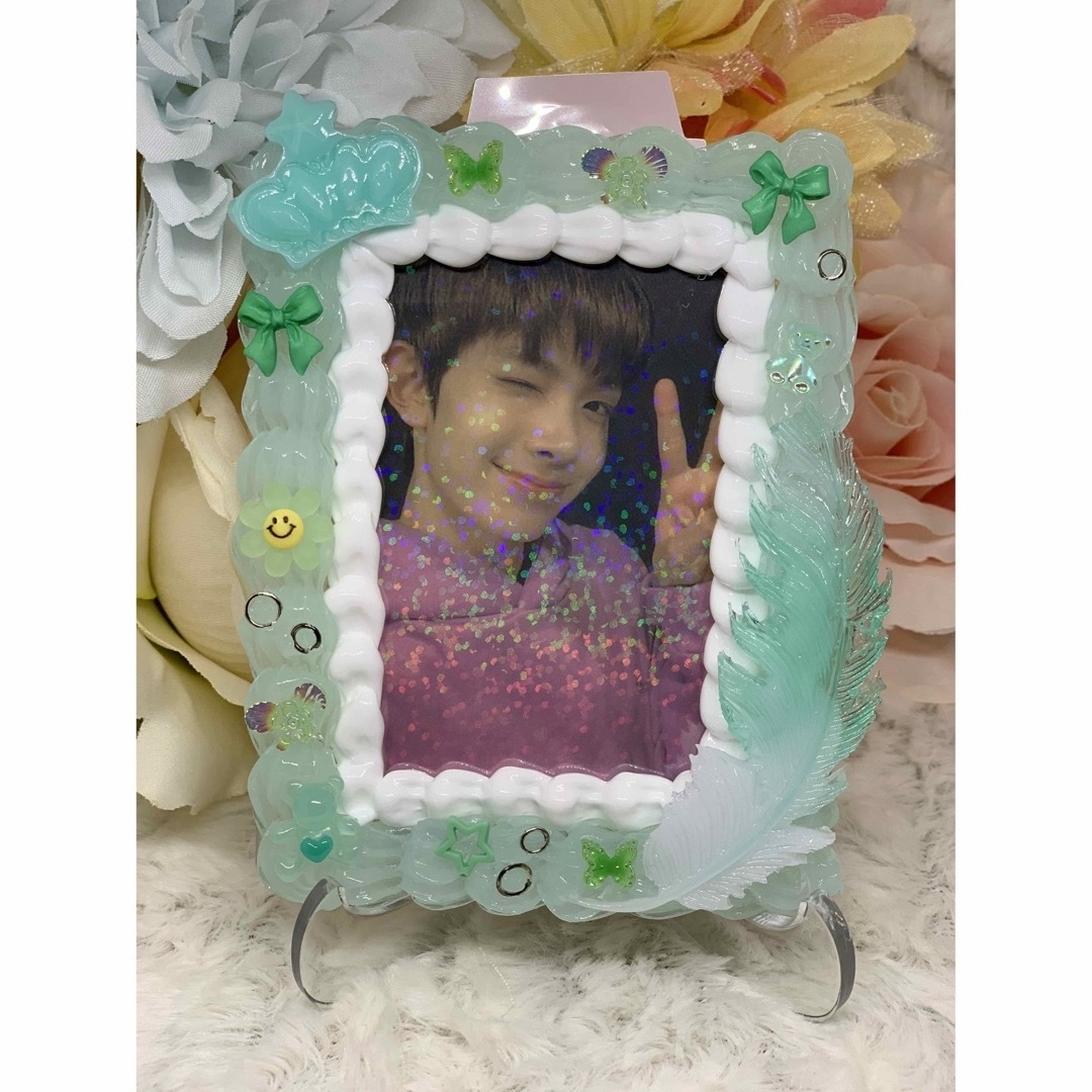 ♡ホイップデコ♡トレカケース♡硬質♡韓国♡グッズ♡デコ♡フォト