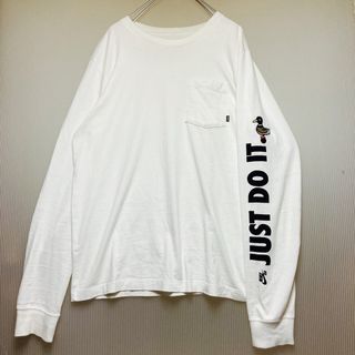 ナイキ(NIKE)のNIKE SB ナイキエスビー 鴨 刺繍 ポケットロンT 男女兼用(Tシャツ/カットソー(七分/長袖))