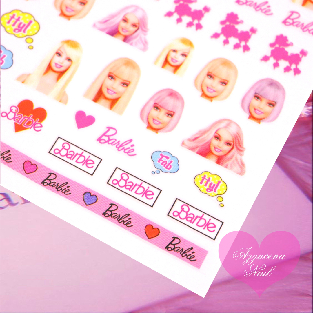 Barbie(バービー)のDolly barbie nail stiker ♡⑅ コスメ/美容のネイル(ネイル用品)の商品写真