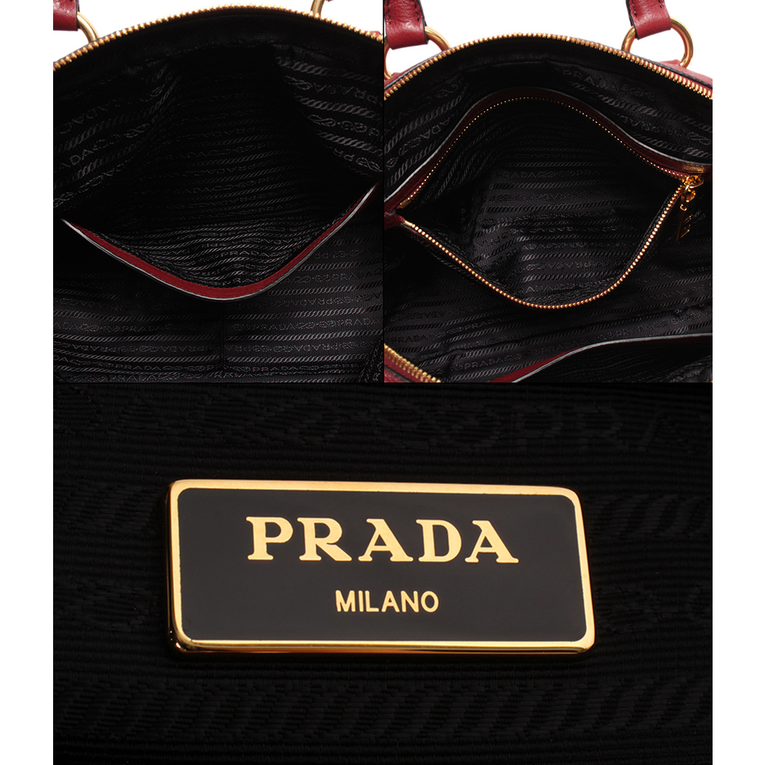 PRADA - 美品 プラダ 2wayレザーハンドバッグ ショルダーバッグ