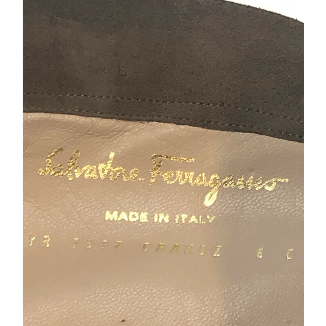 Salvatore Ferragamo(サルヴァトーレフェラガモ)のサルバトーレフェラガモ ロングブーツ レディース 6 C レディースの靴/シューズ(ブーツ)の商品写真