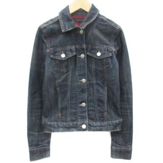 トミーヒルフィガー(TOMMY HILFIGER)のトミーヒルフィガー デニムジャケット ジージャン Gジャン ミドル丈 4 紺(Gジャン/デニムジャケット)