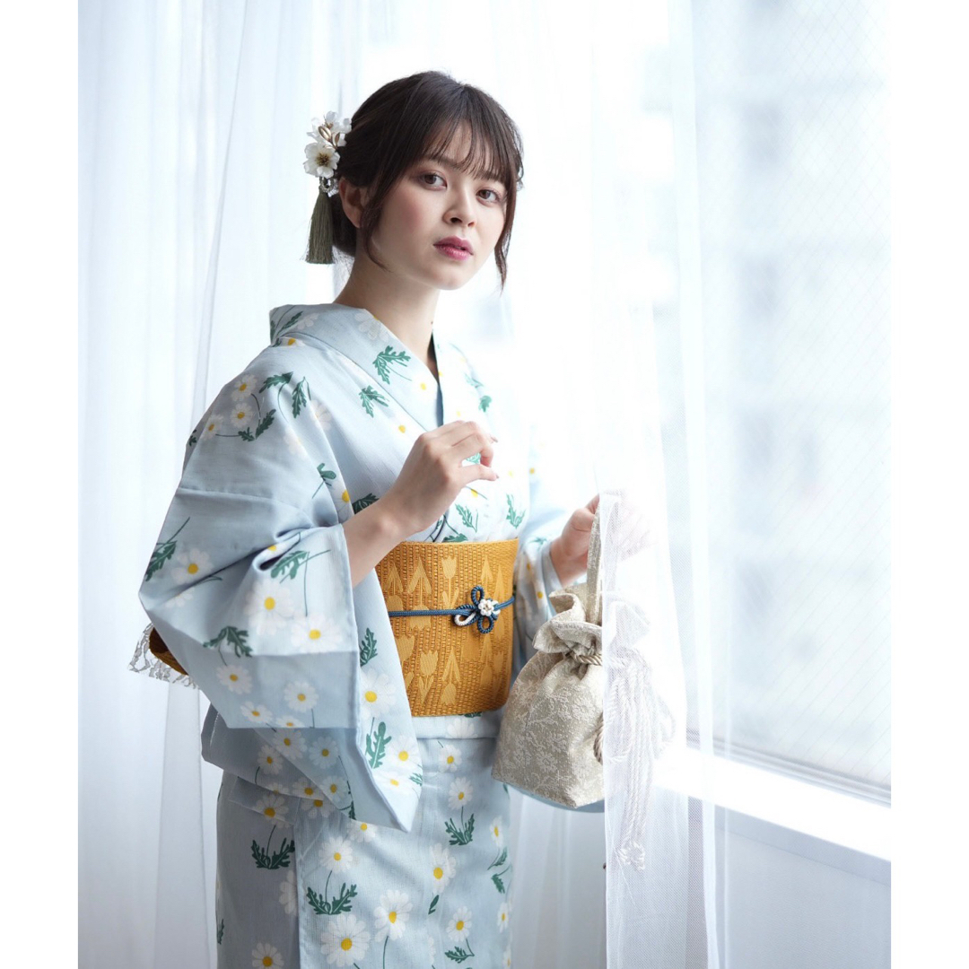 新品【コレック×マスタード】ニコアンティーク 帯単品 浴衣帯 半幅帯 袴下帯
