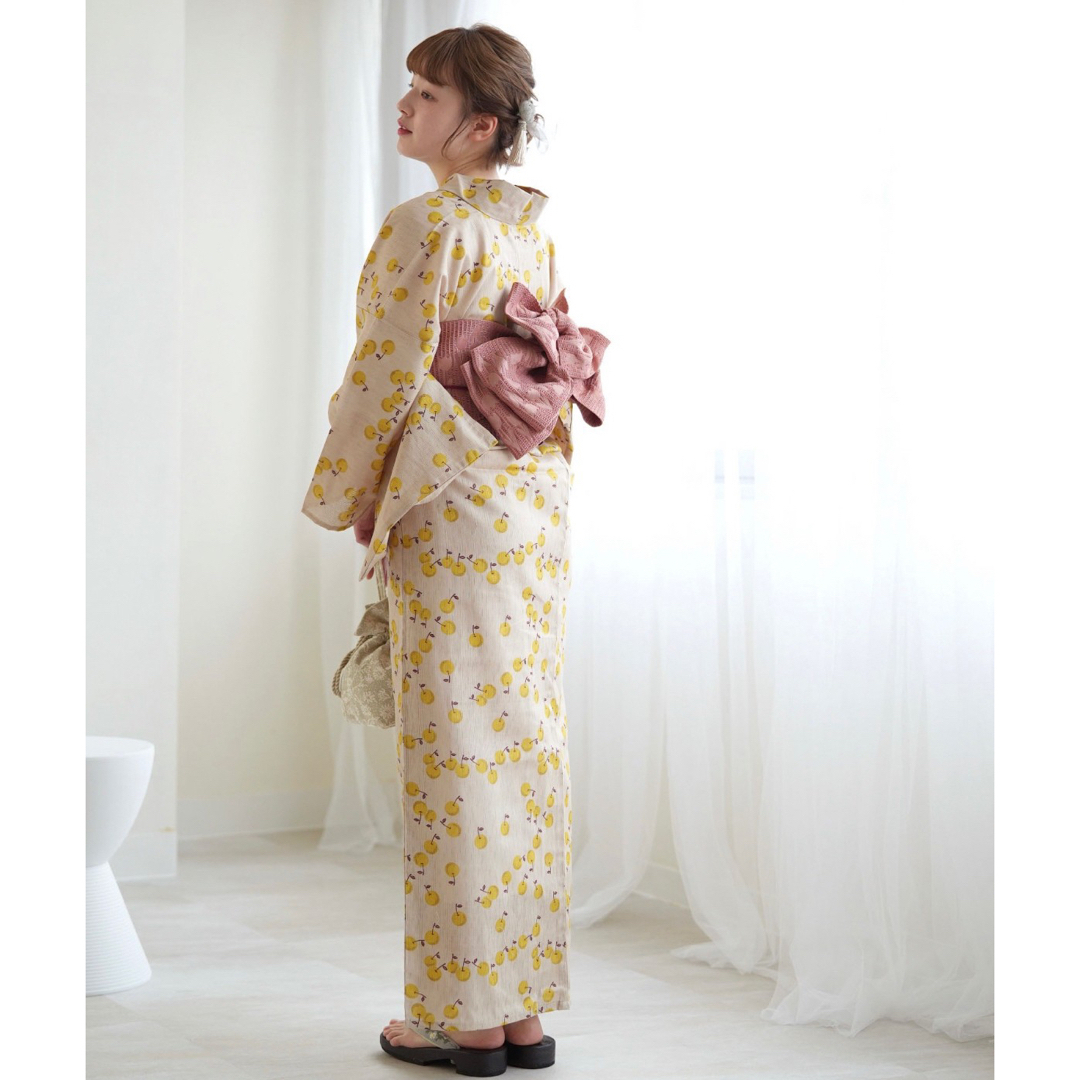 新品【アリス×ブラウン】ニコアンティーク 帯単品 浴衣帯 半幅帯 袴帯 袴下帯
