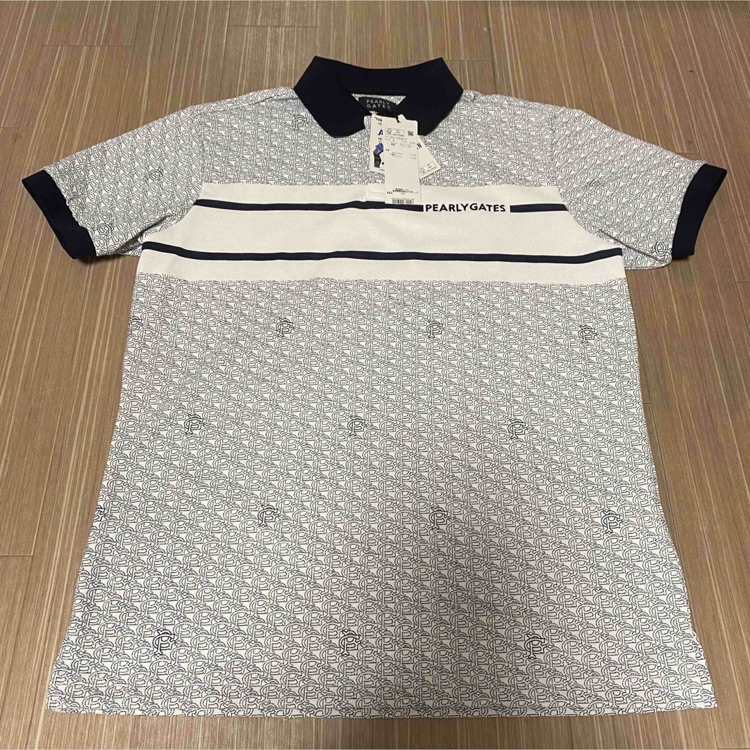 PEARLY GATES - 新品タグ付き パーリーゲイツ モノグラム柄カノコ半袖