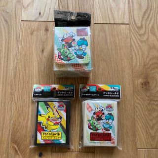 ポケモン(ポケモン)のポケモンWCS2023  ピカチュウデッキシールド　ニャオハホゲータデッキケース(カードサプライ/アクセサリ)