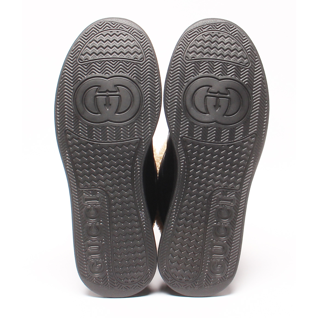 Gucci(グッチ)の美品 グッチ キルティングスノーブーツ ボアショ－トブーツ メンズ 10 メンズの靴/シューズ(ブーツ)の商品写真
