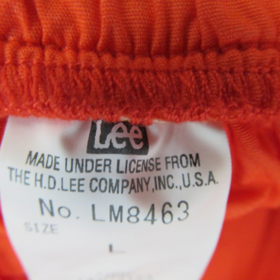 Lee(リー)のリー LEE ショートパンツ ハーフパンツ 短パン 無地 L オレンジ /YK7 メンズのパンツ(ショートパンツ)の商品写真