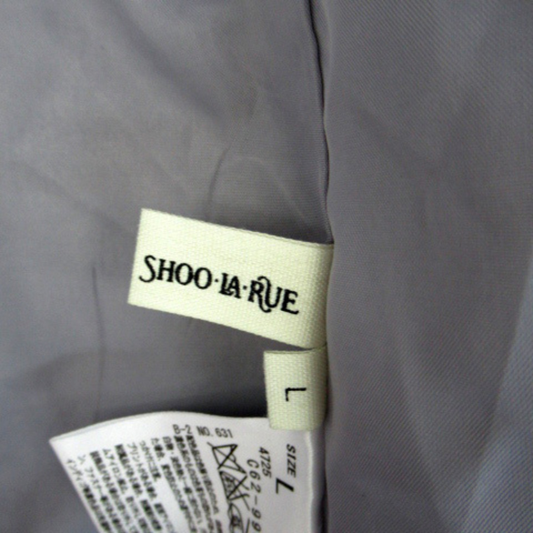 SHOO・LA・RUE(シューラルー)のシューラルー SHOO・LA・RUE コート ロング丈 フード付き L グレー レディースのジャケット/アウター(その他)の商品写真
