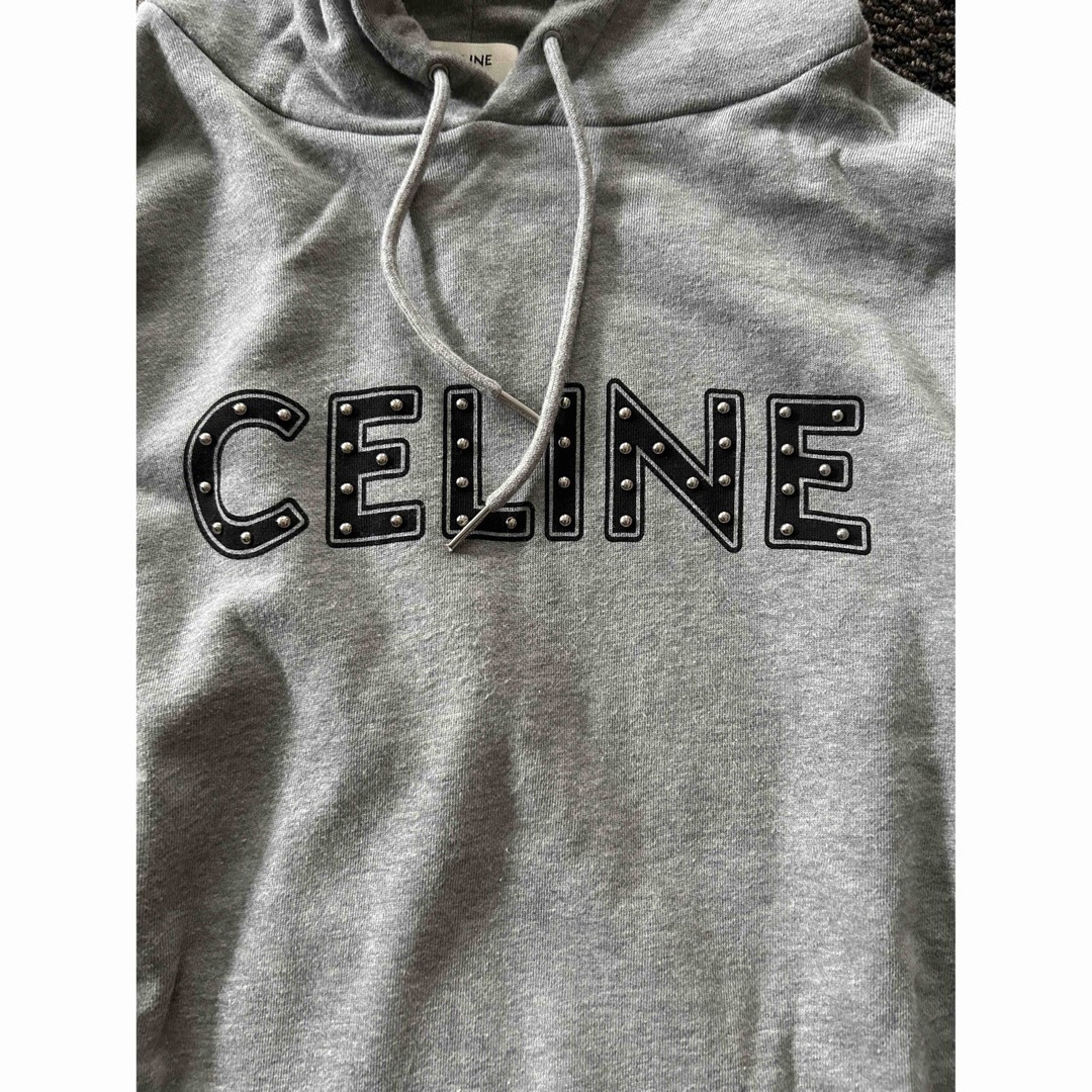 celine(セリーヌ)のセリーヌ　スタッズパーカー　S メンズのトップス(パーカー)の商品写真