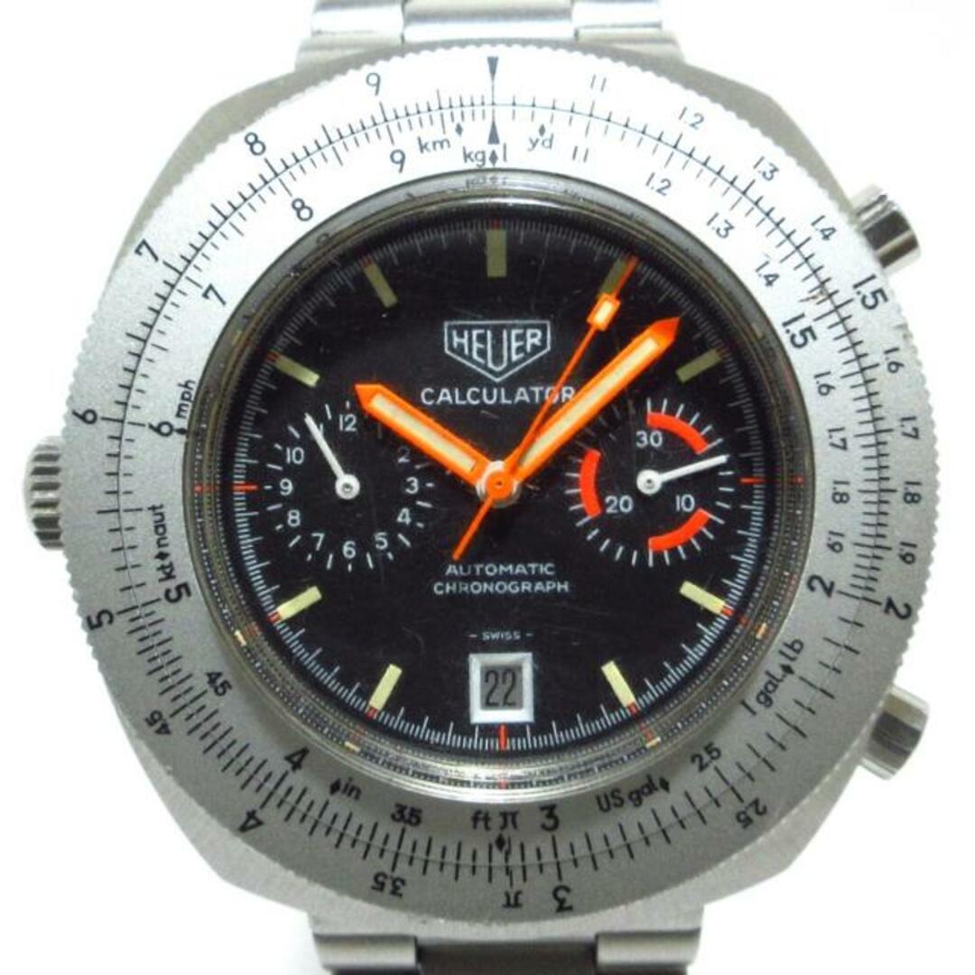 タグホイヤー 腕時計 カリキュレーター 黒