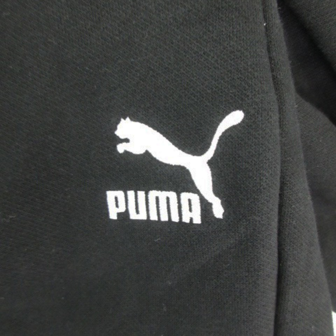PUMA(プーマ)のプーマ PUMA ワイドパンツ イージーパンツ アンクル丈 刺繍 S ブラック レディースのパンツ(その他)の商品写真