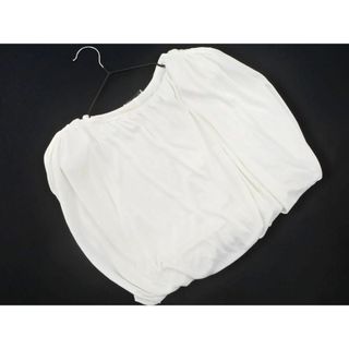 ザラ(ZARA)の新品 ZARA ザラ バルーン ショート丈 カットソー sizeS/白 ■◆ レディース(カットソー(半袖/袖なし))