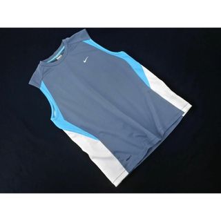 ナイキ(NIKE)のNIKE ナイキ スポーツウェア ノースリーブ カットソー sizeM/白ｘグレー ■◆ メンズ(Tシャツ/カットソー(半袖/袖なし))