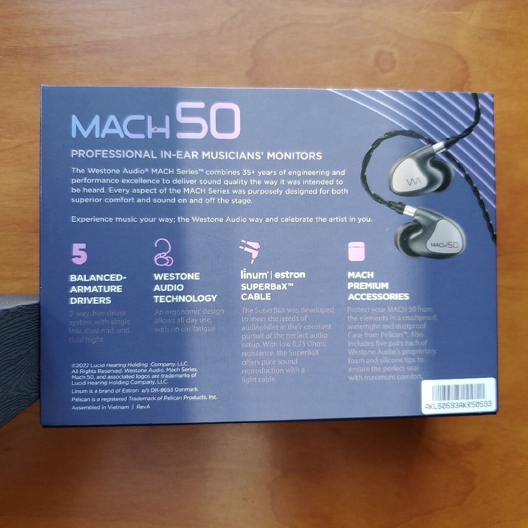 Westone Audio MACH50とLuminox Audioリケーブル | nuusrl.it