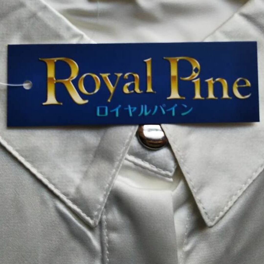 Royal Pine ブラウス レディース 長袖 オフィス スーツインナー サテ 6