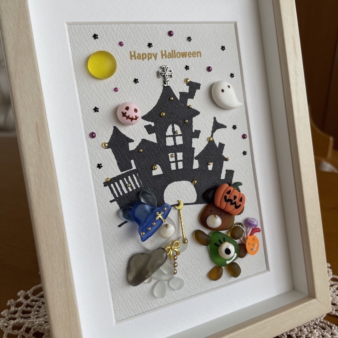 シーグラスアート☆Happy Halloween☆ 4