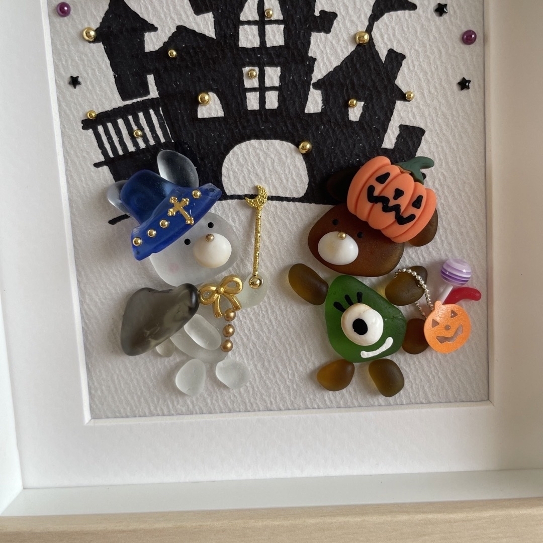 シーグラスアート☆Happy Halloween☆ 3