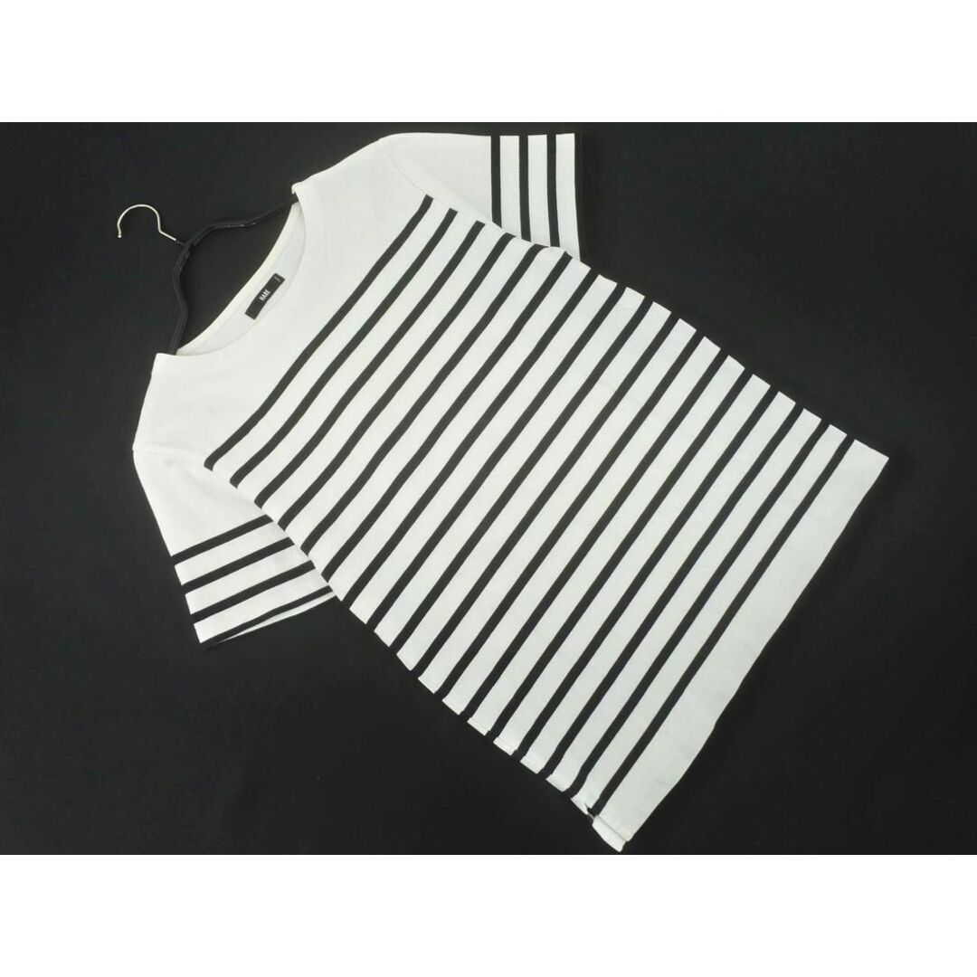 HARE(ハレ)のHARE ハレ ボーダー Tシャツ sizeS/白ｘ黒 ■◆ メンズ メンズのトップス(Tシャツ/カットソー(半袖/袖なし))の商品写真