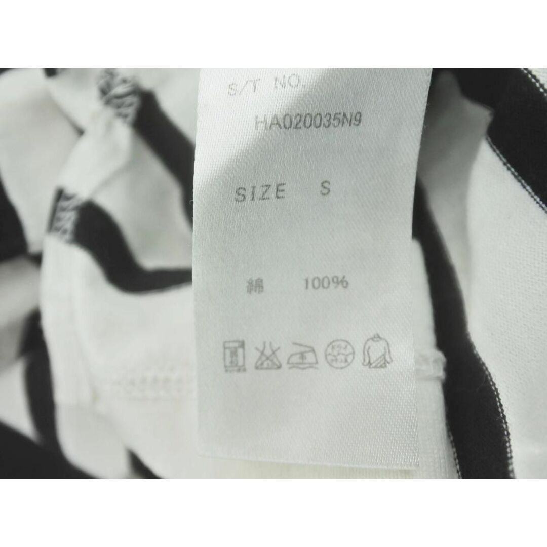 HARE(ハレ)のHARE ハレ ボーダー Tシャツ sizeS/白ｘ黒 ■◆ メンズ メンズのトップス(Tシャツ/カットソー(半袖/袖なし))の商品写真