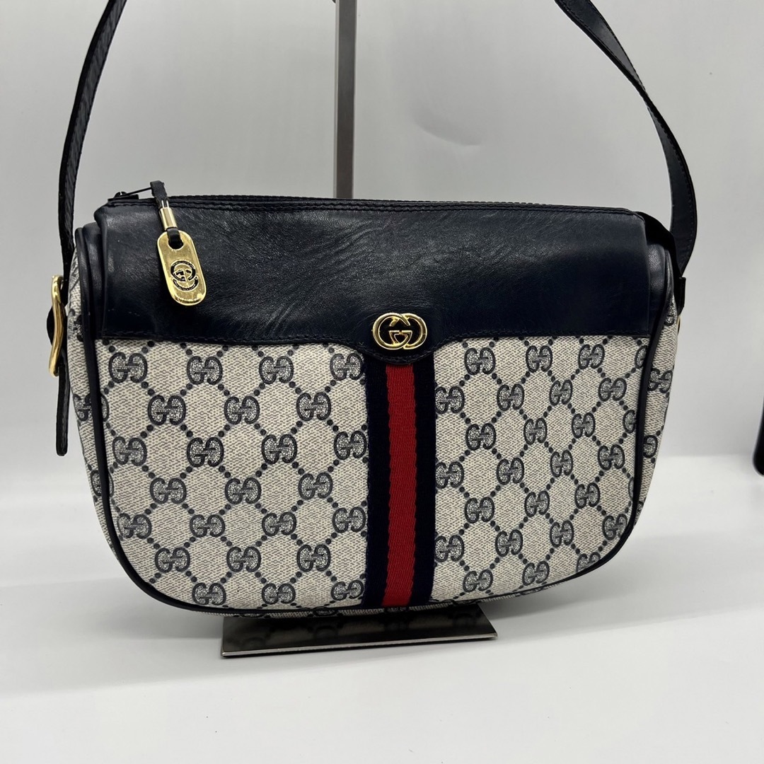 Gucci - 美品！グッチ シェリーライン GGスプリーム ショルダーバッグ