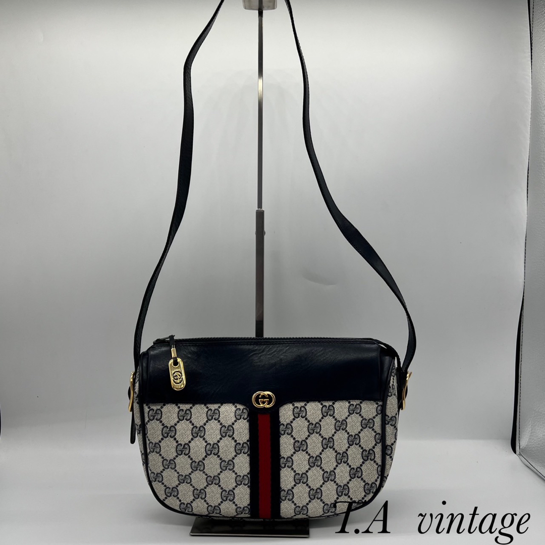 Gucci - 美品!グッチ シェリーライン GGスプリーム ショルダーバッグ