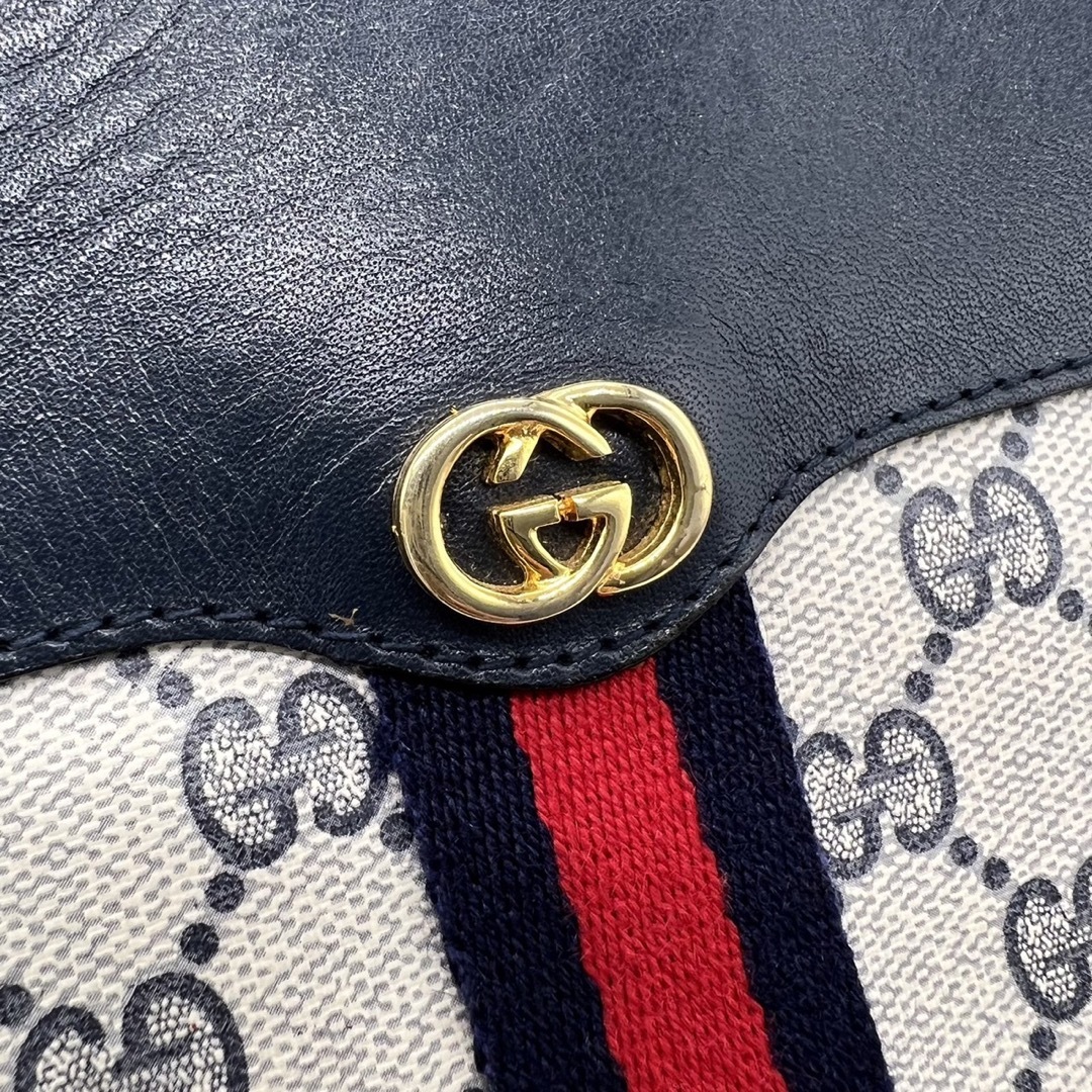 Gucci - 美品！グッチ シェリーライン GGスプリーム ショルダーバッグ