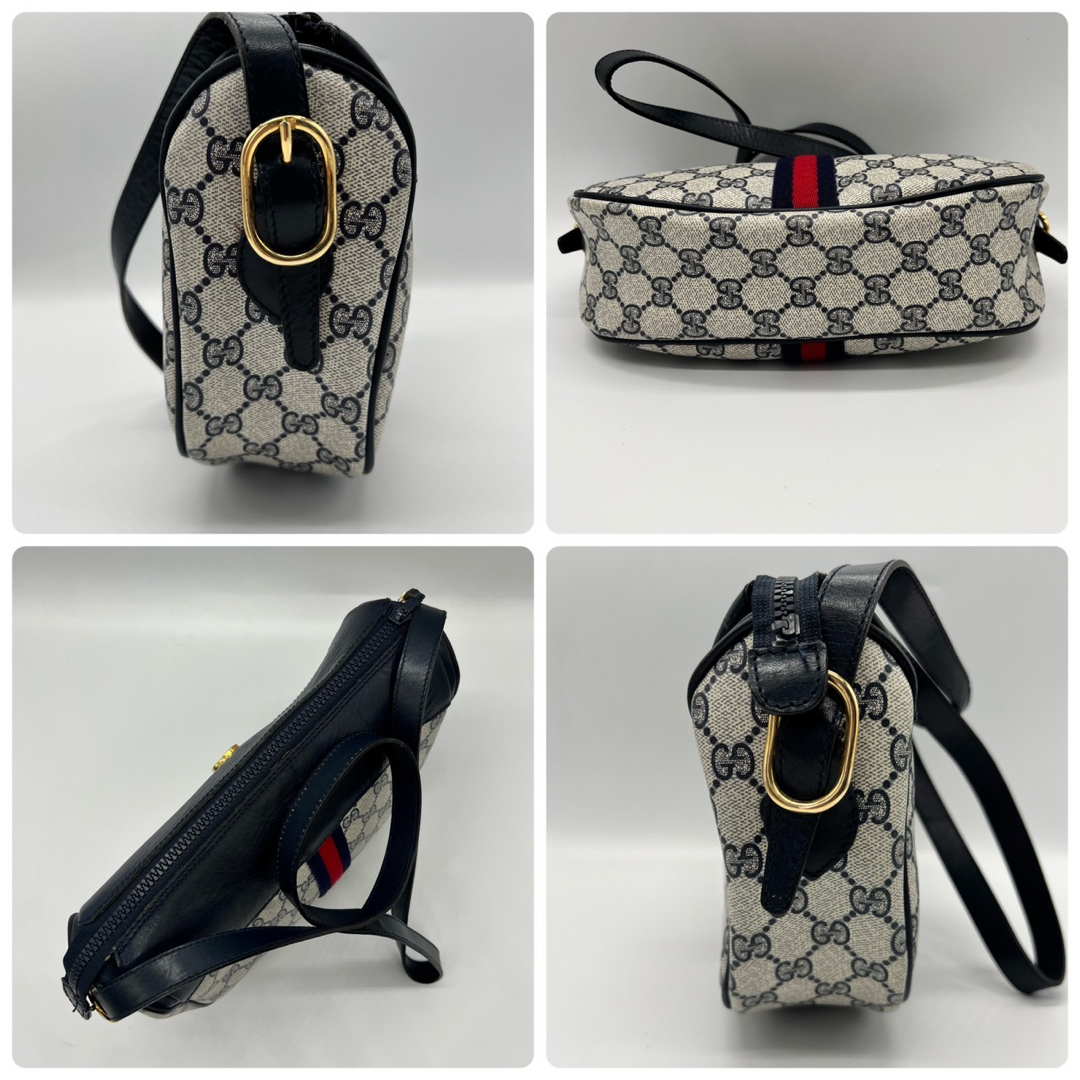 Gucci - 美品！グッチ シェリーライン GGスプリーム ショルダーバッグ