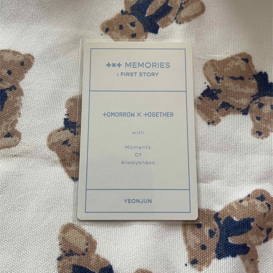 TXT ヨンジュン Memories 1st トレカの通販 by ❤︎❤︎|ラクマ