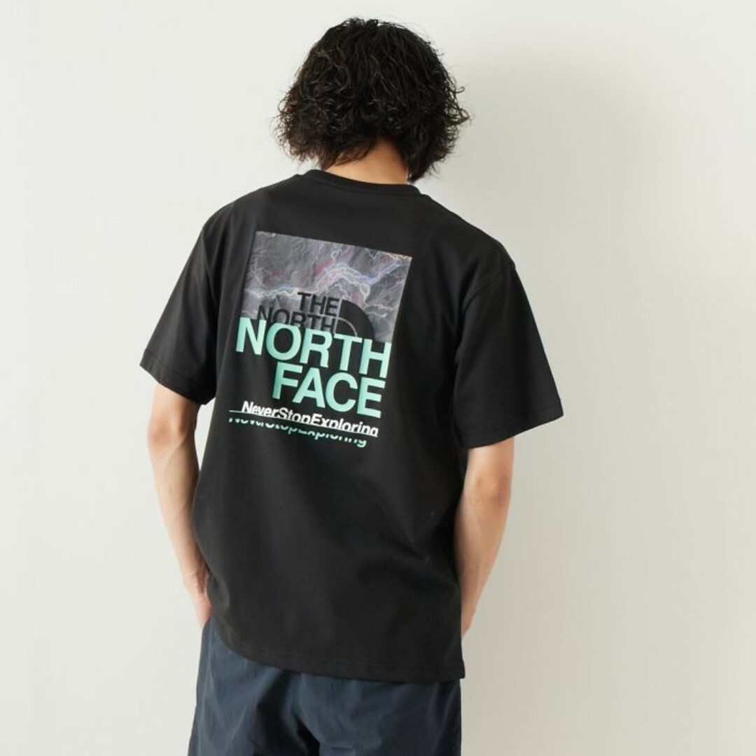 THE NORTH FACE(ザノースフェイス)のL 新品国内正規品ノースフェイス ショートスリーブハーフスウィッチングロゴティー メンズのトップス(Tシャツ/カットソー(半袖/袖なし))の商品写真