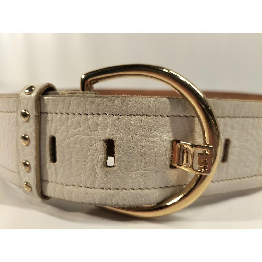 【DOLCE & GABBANA】高級レザーベルト 80~90cm 33000円