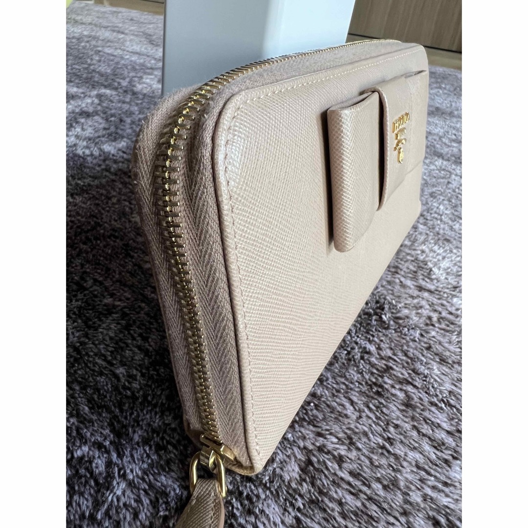 PRADA - 最終値下げ‼️『美品』プラダ 長財布 ピンクベージュの通販 by