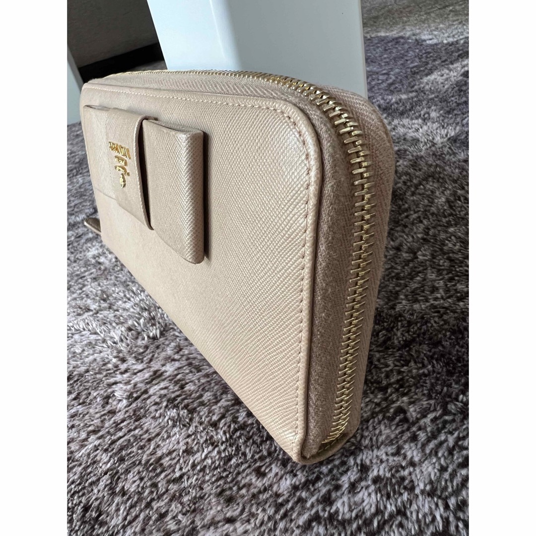 美品』プラダ 長財布 ピンクベージュ | www.fleettracktz.com