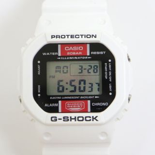 カシオ(CASIO)の【CASIO】カシオ G-SHOCK 腕時計 クォーツ メンズ ERIC HAZEコラボ ホワイト ラバー 黒文字盤 DW-5600EH-7JR nt0006ik(腕時計(アナログ))