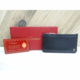 カルティエ(Cartier)のK藤009/ Cartier キー コインケース 小銭入れ 箱付 カーフ 美品(コインケース/小銭入れ)