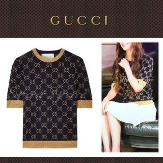 グッチ(Gucci)のGUCCI  ニット GGコットンルーレットトップ 安室奈美恵さん着用(ニット/セーター)