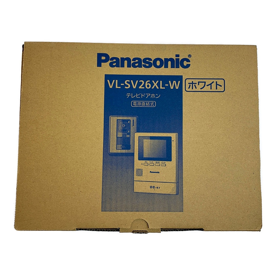 Panasonic ♭♭Panasonic パナソニック テレビドアホン 電源直結式 ④ VL-SV26XL ホワイトの通販 by  なんでもリサイクルビッグバンラクマ店's shop｜パナソニックならラクマ