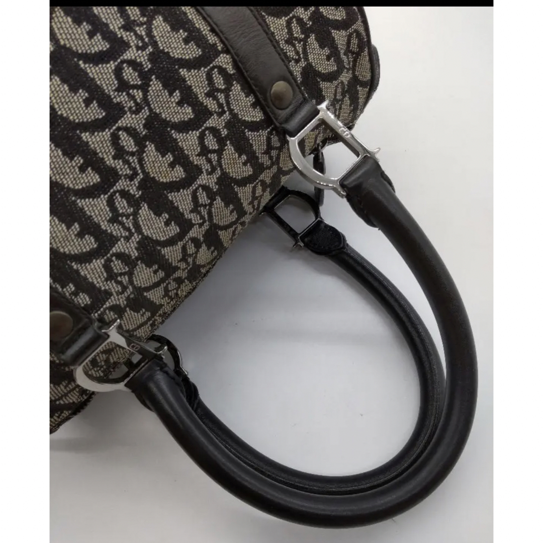 Christian Dior トロッター ミニボストンバッグ ブラック 美品 | www