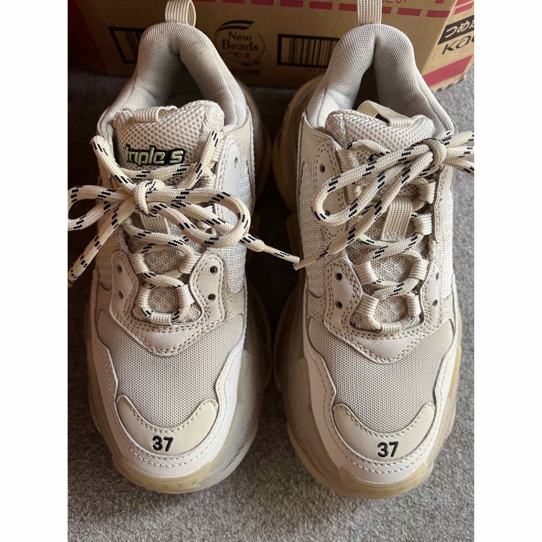 良品❗️ BALENCIAGA Triple-S クリアソール 37-