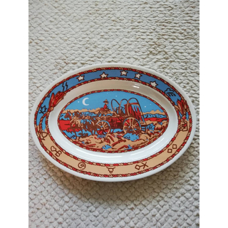 インディアン クラフト 飾り皿(陶芸)