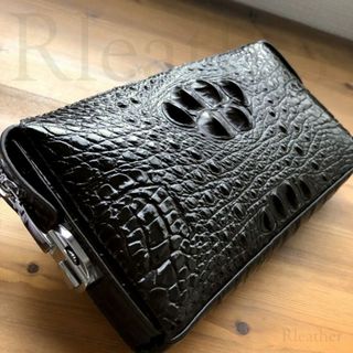 クロコ セカンドバッグの通販 1,000点以上 | フリマアプリ ラクマ