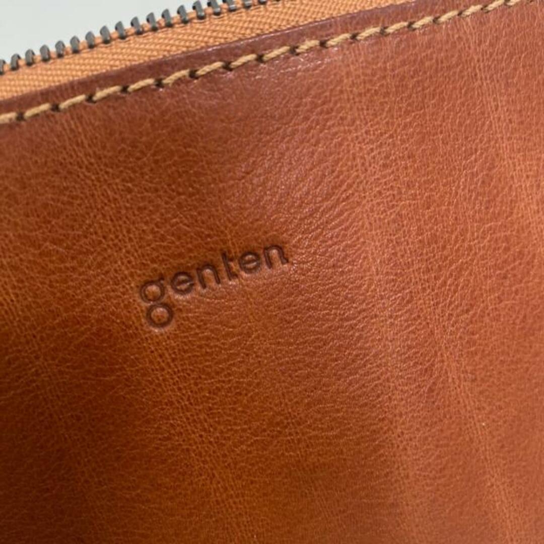 genten(ゲンテン)のゲンテン ハンドバッグ - ブラウン レザー レディースのバッグ(ハンドバッグ)の商品写真