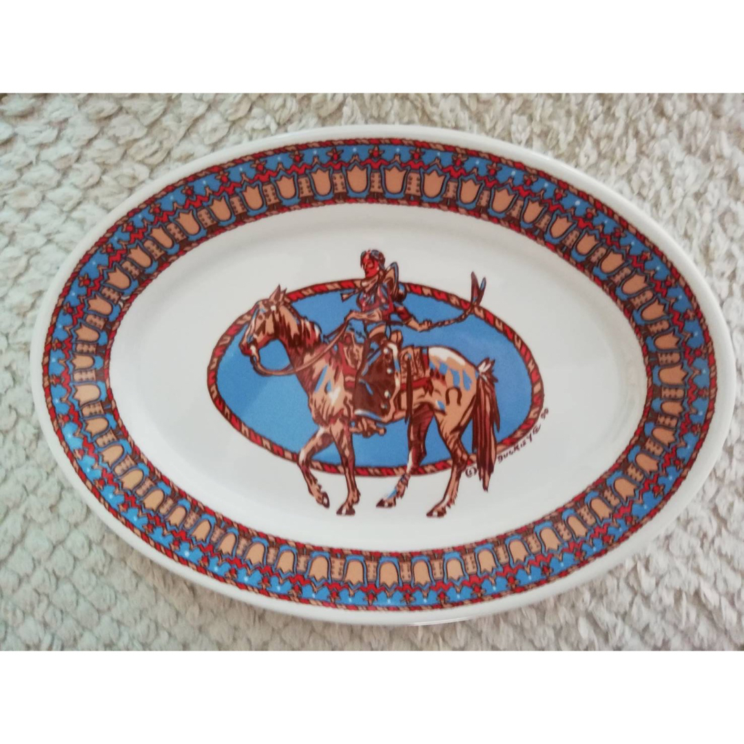 インディアンインディアン クラフト 飾り皿