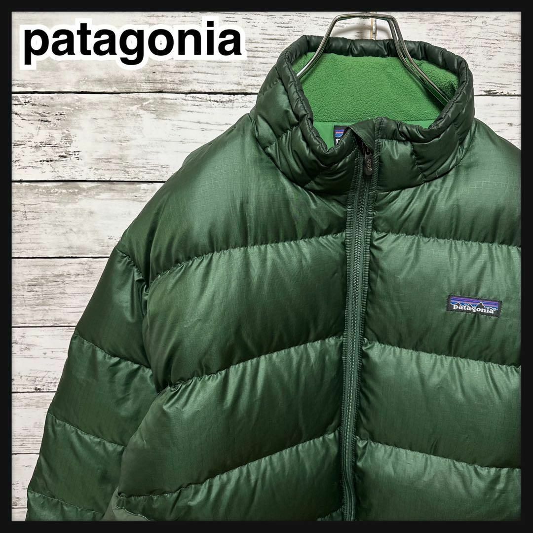 patagonia パタゴニア 刺繍ロゴ ワンポイントロゴ ダウンジャケット