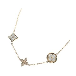 Colour Blossom BB Star Pendant, Pink Gold, White Mother-Of-Pearl And  Diamond - Categories Q93892