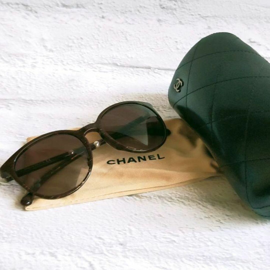 CHANEL シャネル パール付き サングラス AU651