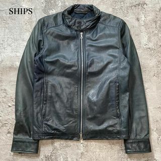 上質 シップス【S】レザージャケット 羊革 本革 ヴィンテージ